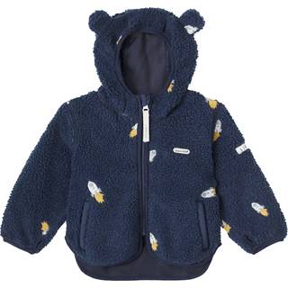 Liewood Baby Mara embroidered pile jacket - blue - M 24