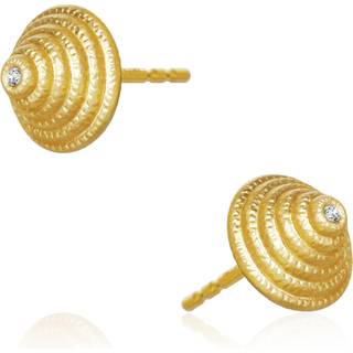 Dulong Thera Twist Øreringe 18 kt. Guld 0,012 ct. THE1-A2050 - Dame - Gold