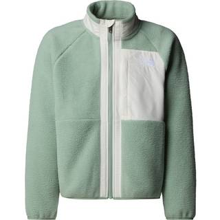The North Face Girls' Yumiori Full Zip Jacket Slate Moss/White Dune, XXL