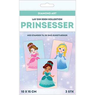 Diamond art billede - prinsesser (På lager i butik)