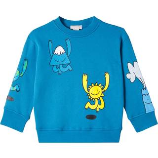 Stella McCartney Kids Printed cotton sweatshirt - blue - Y 6