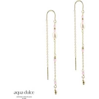 Aqua Dulce Coast øreringe forgyldt sølv - 5332