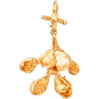 OLE LYNGGAARD COPENHAGEN Wild Rose øre vedhæng i 18 karat guld - 1 stk.