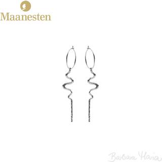 Maanesten Mia ørehængere i sterlingsølv - 9372C