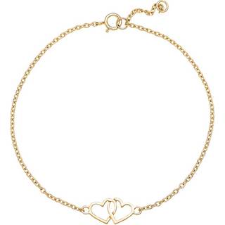 Lund Copenhagen armbånd i 8 kt guld med hjerter