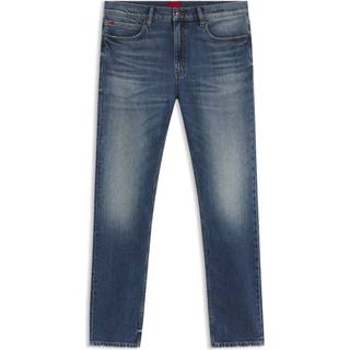 Slim fit jeans i behagelig blå denim med stræk