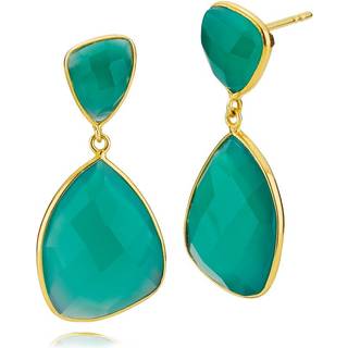 Izabel Camille Athena øreringe A1500GS-GREENONYX