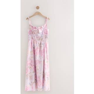 Next Lilac Purple 100% Linen Midi Dress
