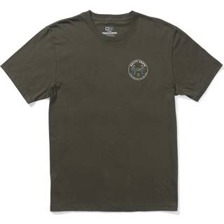 Salty Crew Men's Blue Crabber Short-Sleeve Premium Tee Dusty Olive, L