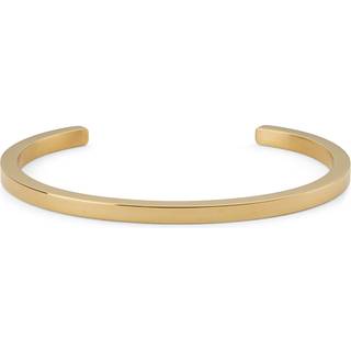 Guldfarvet Tyndt Manchetarmbånd