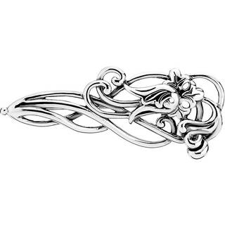 Lund Copenhagen sølv broche 45x17mm