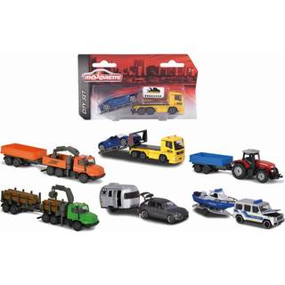Majorette Mack Granite lastbil med trailer