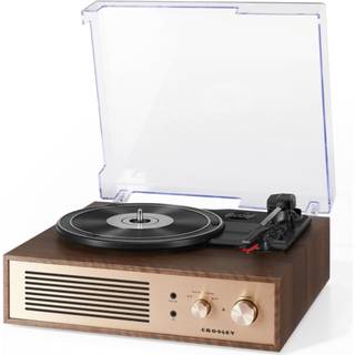 Crosley Miles Walnut Bærbar pladespiller