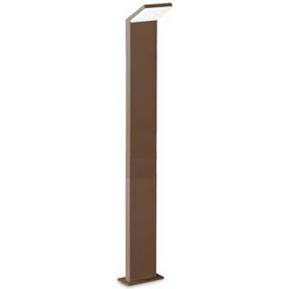 Ideal Lux Style LED-gadelampe, brun, højde 100 cm, 3.000 K