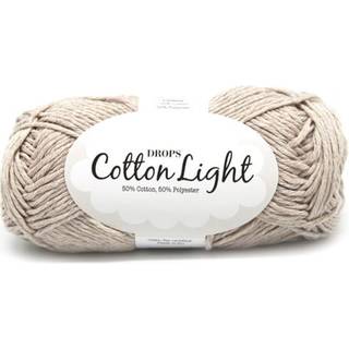 Drops garn Cotton Light, Lysebeige color 21, 50 gram