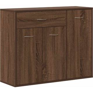 Skænk 88X30X70 Cm Konstrueret Træ - Brun eg