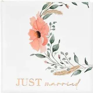 Just married Bryllupsalbum - 30x31 cm (60 Hvide sider / 30 blade)