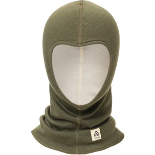 Aclima Warmwool Balaclava 2-lag, olive / hvid