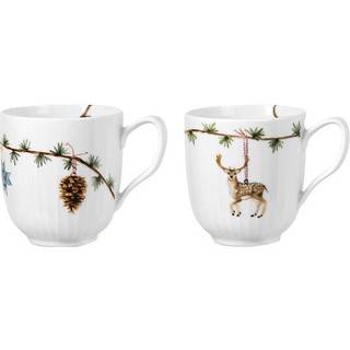 Kähler Hammershøi Christmas 2020/2021 Krus 33cl, 2 stk.
