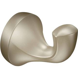Moen Eva b?rstet nikkel overgangs enkelt kobling krog v?gmonteret b?jle til badek?be eller h?ndkl?de YB2803 mia