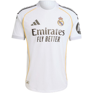 Real Madrid 25/26 autentisk hjemmebanetrøje - White - L