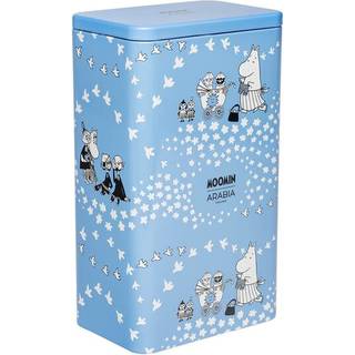 Moomin Arabia Fred mumi kaffedåse 11,2x7,8x19,2 cm Blå