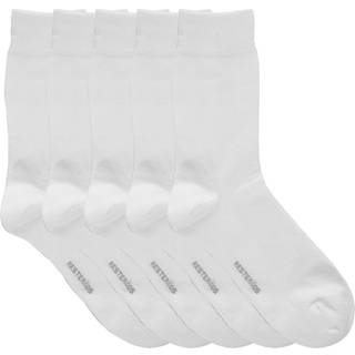 Resteröds 5-pak Bamboo Socks - White - Str 40/45 * Kampagne *