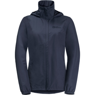 Jakke til dame - Jack Wolfskin Stormy Point 2L JKT W - Navy blå - XL