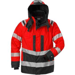 Fristads 127666 Hi Vis Airtech® skal jakke kl.3 4515 / Arbejdsjakke Hi-Vis Gul/Sort S