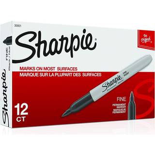 Sharpie Permanent Markers Fine Point Black 30051 (72 Markers)