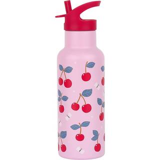 A Little Lovely Company Ståldrikkedunk - XL - 500ml - Cherries