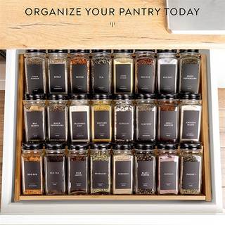 Krydderiglas med låg 12-pak