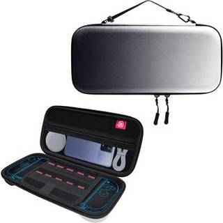 Nintendo Switch 2 JYS JYS-NS2283 EVA-bæretaske med to rum - sort / hvid