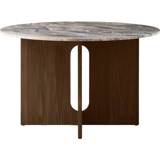 Audo Androgyne Spisebord Ø120 Mørkbejdset Eg/Grey Galaxy