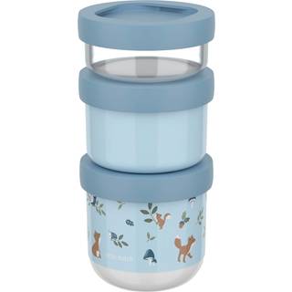 Mio Snackboks-tårn 3 dele fra Mepal - Forest friends farve - PP/PETG/TPE