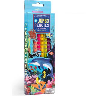 eeBoo 6 jumbo farveblyanter Sea Life Special