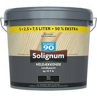 Solignum Classic 90 træbeskyttelse 7,5 liter - sort (På lager i varehus)