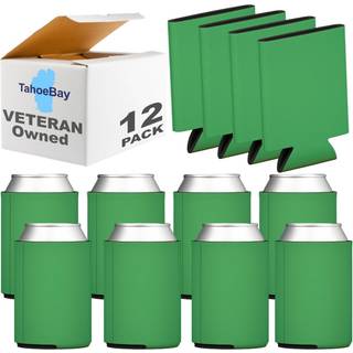 Tahoebay Blank Beer Can Coolers Plain Bulk Sammenfoldelig skum Soda Cover Coolies Personaliserede sublimeringshylser til bryllupper Bachelorette