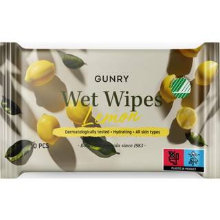 Gunry Wet Wipes Lemon 10 stk
