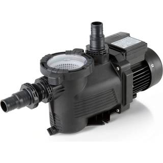 Arebos svømmebassinpumpe 350 W filterpumpe med forfilter og 9500 l/t poolpumpe til sandfilteranlæg og filtersystem