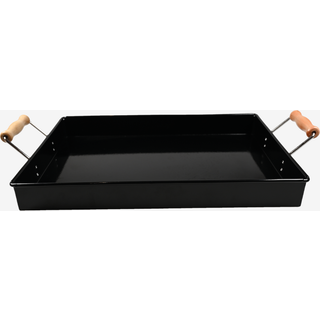 Bakke Metal Sort 39x28,5 cm