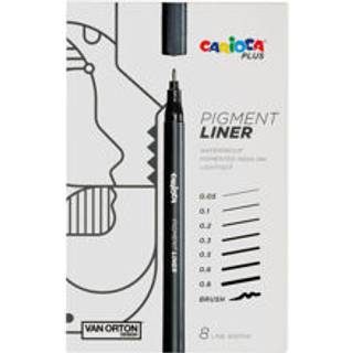 Carioca PLUS Pigmentliner 8-pak