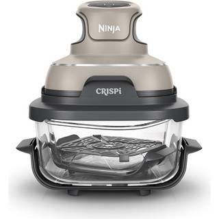 Ninja CRISPi Single 3.8 L 1700 W Hot air fryer Grey, Stone colour, Transparent