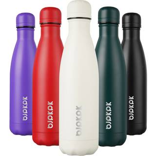 BJPKPK Rustfrit stål Vandflasker -17oz isolerede vandflasker Sportsvandflasker Keep Cold i 24 timer og varm i 12 timer BPA Gratis vandflasker Ang