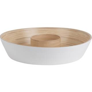 Snackfad Puro Ø30cm bambus hvid