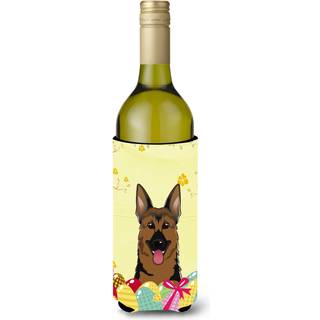 """" Caroline's Treasures Bb1893Literk """" """" Tysk Shepherd Easter Egg Hunt """" """" Wine Bottle Hugger Koozie 750ml Multicolor """"