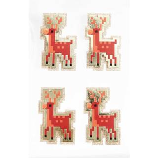 Rico Design Paper Poetry 3D Sticker Rentiere Pixel