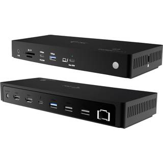 i-tec TB4TRIPLEDOCKPD dockingstation Ledningsført Thunderbolt 4 Sort