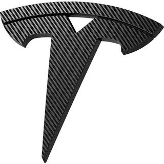Spigen Tesla Front Emblem Logo Full Cover black - Tesla Model 3 2024