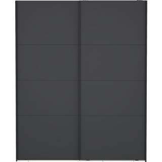 Catania Garderobeskab 2 skydelåger 180 x 220 cm - Matt Grey